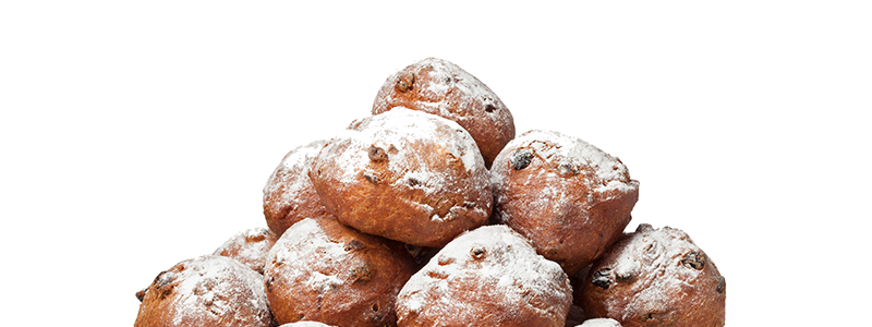 afbeelding schaal oliebollen